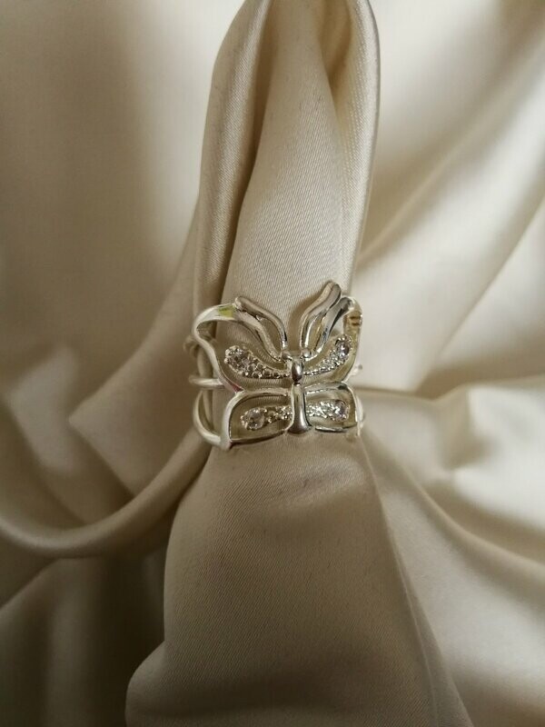 ANILLO PLATA 925 DE MARIPOSA
