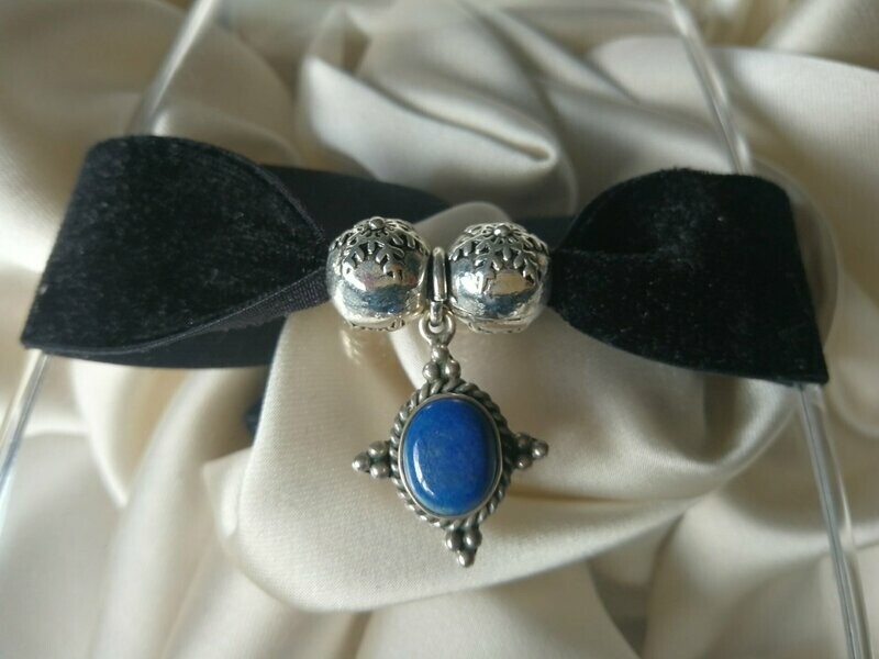 CHOCKER CON DIJE TURQUESA
