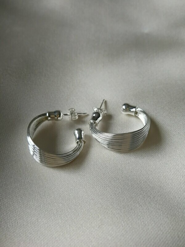PENDIENTES MIL HILOS, Plata 925