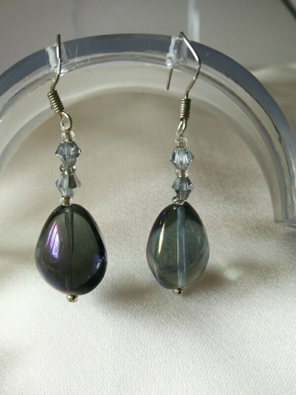 PENDIENTES DE CRISTAL ARCOIRIS