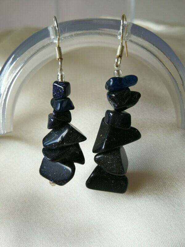 PENDIENTES DE PIEDRAS DE AZABACHE