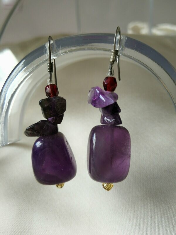 PENDIENTES DE AMATISTA