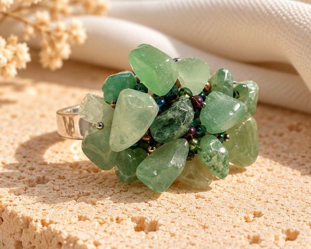 ANILLO PIEDRAS JADE