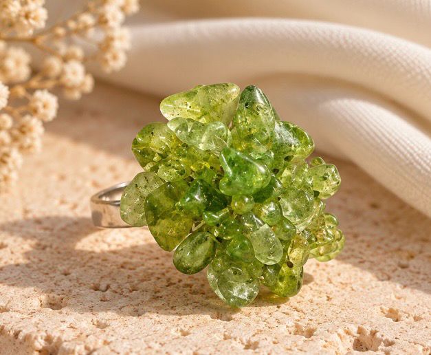 ANILLO PIEDRAS AVENTURINA