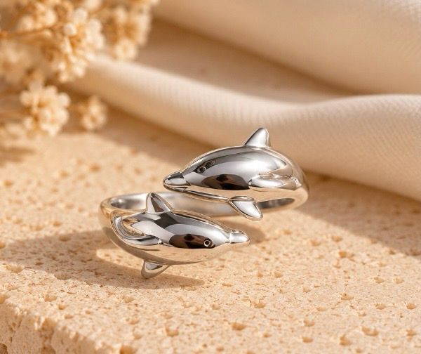 ANILLO PLATA 925 DELFINES