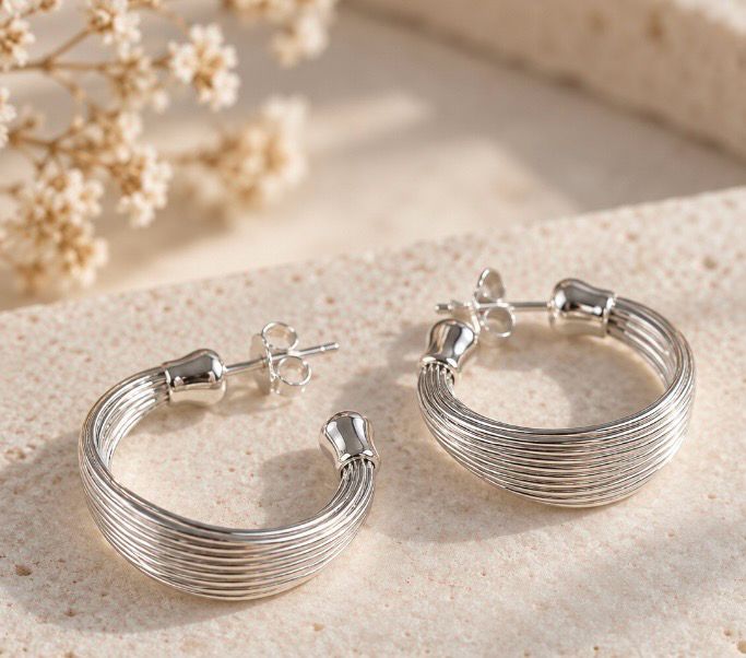 PENDIENTES MIL HILOS, Plata 925