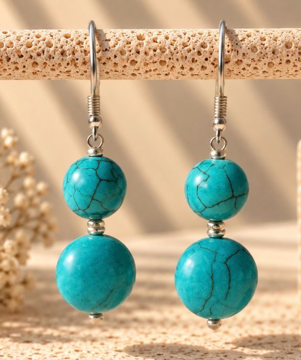 PENDIENTES TURQUESA
