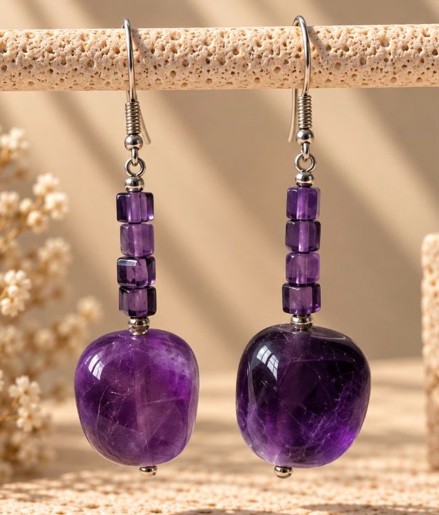 PENDIENTES DE AMATISTA