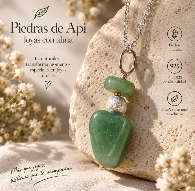 Colgante de piedra de Jade.
