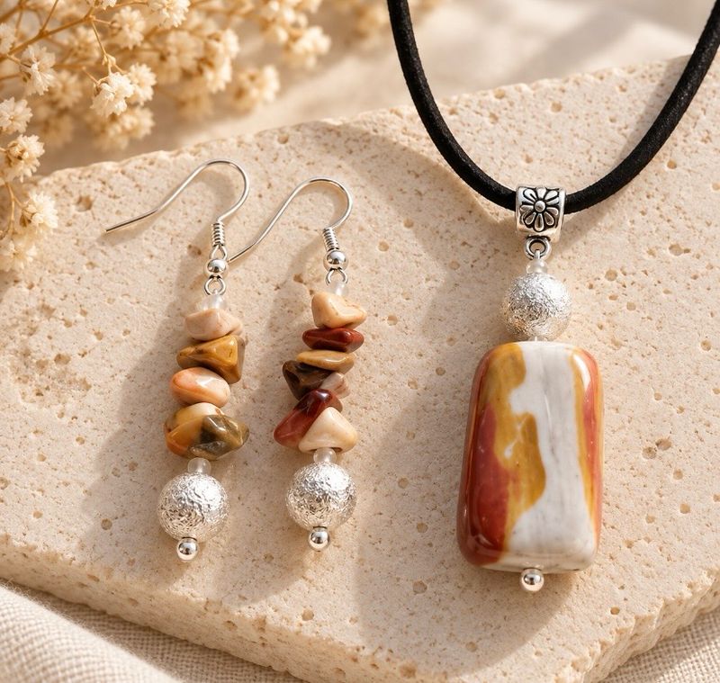 Conjunto de Pendientes y Colgante.