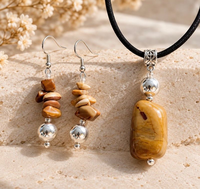 Conjunto de Pendientes y colgante.