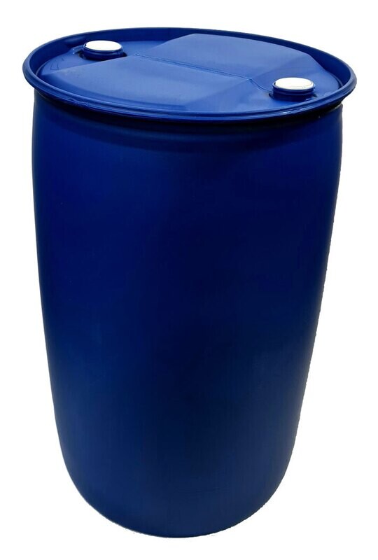 UUSI.  Muovitynnyri 200l, umpinainen, kahdella korkilla