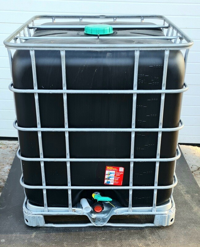 IBC-kontti 1000L MUSTA
