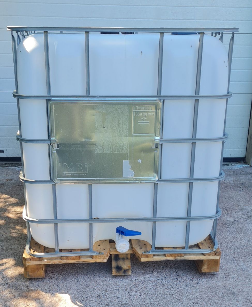 IBC-kontti 1000L, ollut elintarvike käytössä