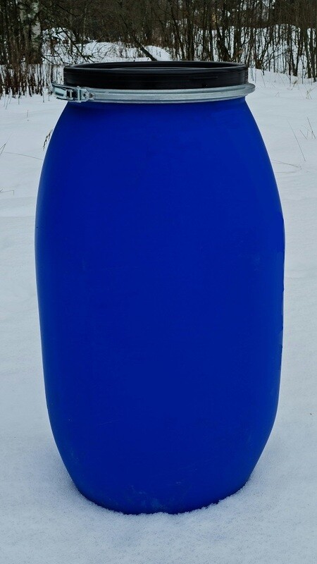 Muovitynnyri 120l, neliönmuotoinen