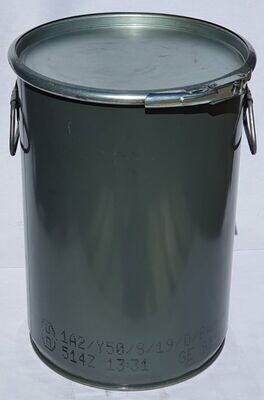 Peltitynnyri 25l, avattavalla kannella