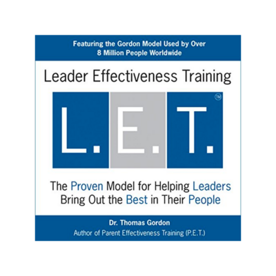 Leader Effectiveness Training Book (L.E.T.)