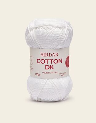 Sirdar Cotton DK #0501Mill White