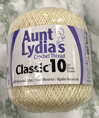 Aunt Lydia's Crochet Thread Classic 10