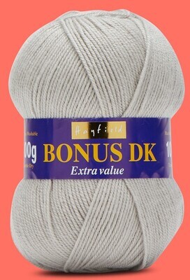 Hayfield Bonus DK Extra Value, 100G #0615 (Pearl Grey)