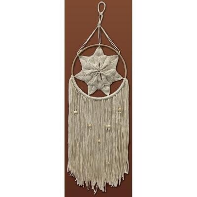 Design Works #4458 Macrame Wall Hanging Kit 8&quot;x24&quot; (Natural Star)