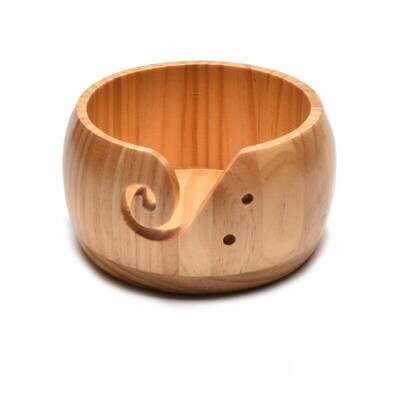 Wooden Yarn Bowls Locally Handcrafted and designed by Dave Harder