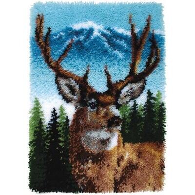 Wonderart Latch hook Kit #426403 Deer 20"x30"