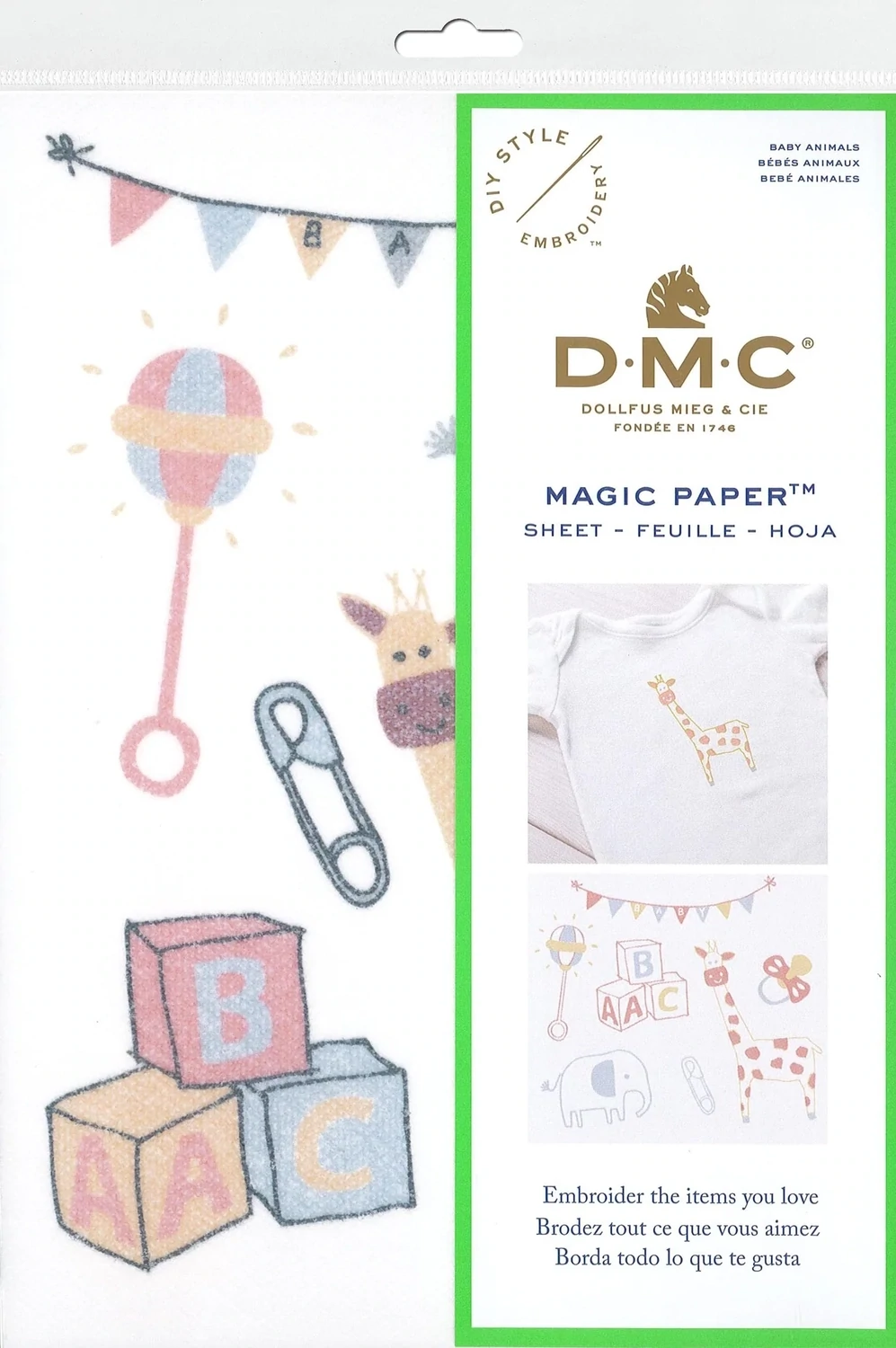 DMC Magic Paper : Baby Animals : FC113