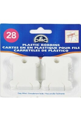 DMC Plastic Bobbins #6102 (28pc)