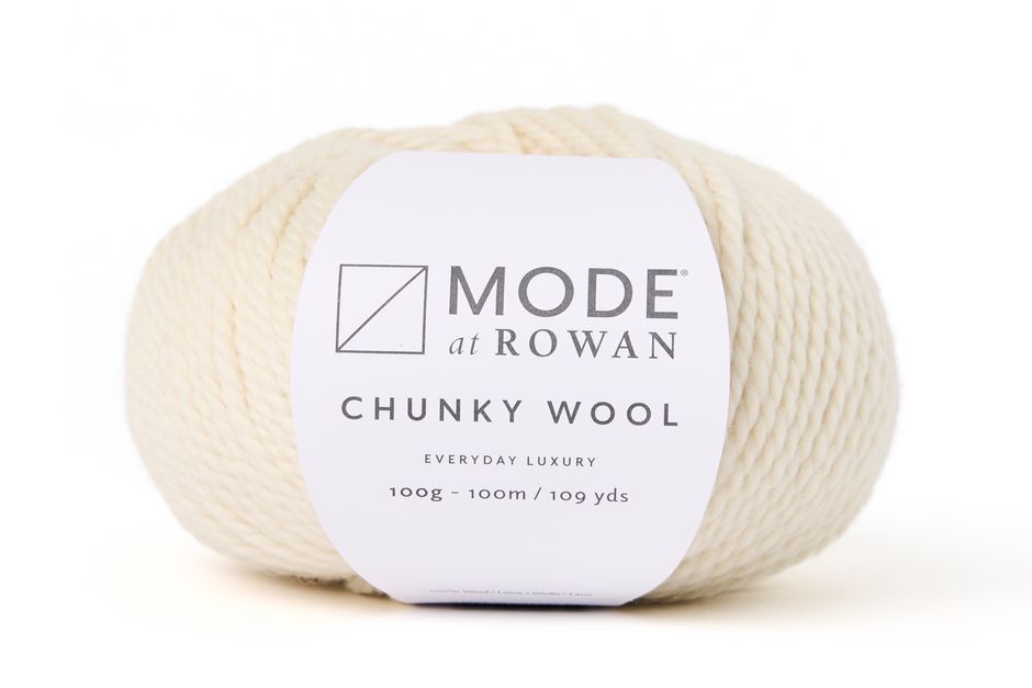 Mode at Rowan Chunky Wool #015 Vanilla