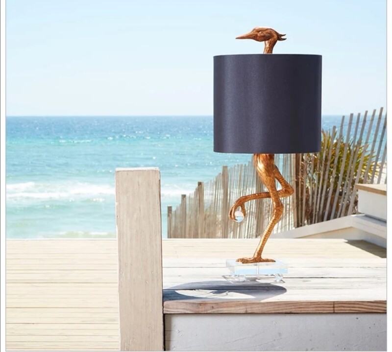 Like an Ostrich table lamp