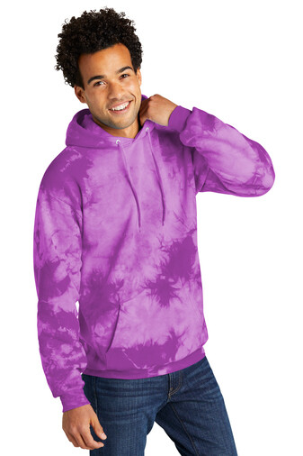 Port &amp; Company® Crystal Tie-Dye Pullover Hoodie
