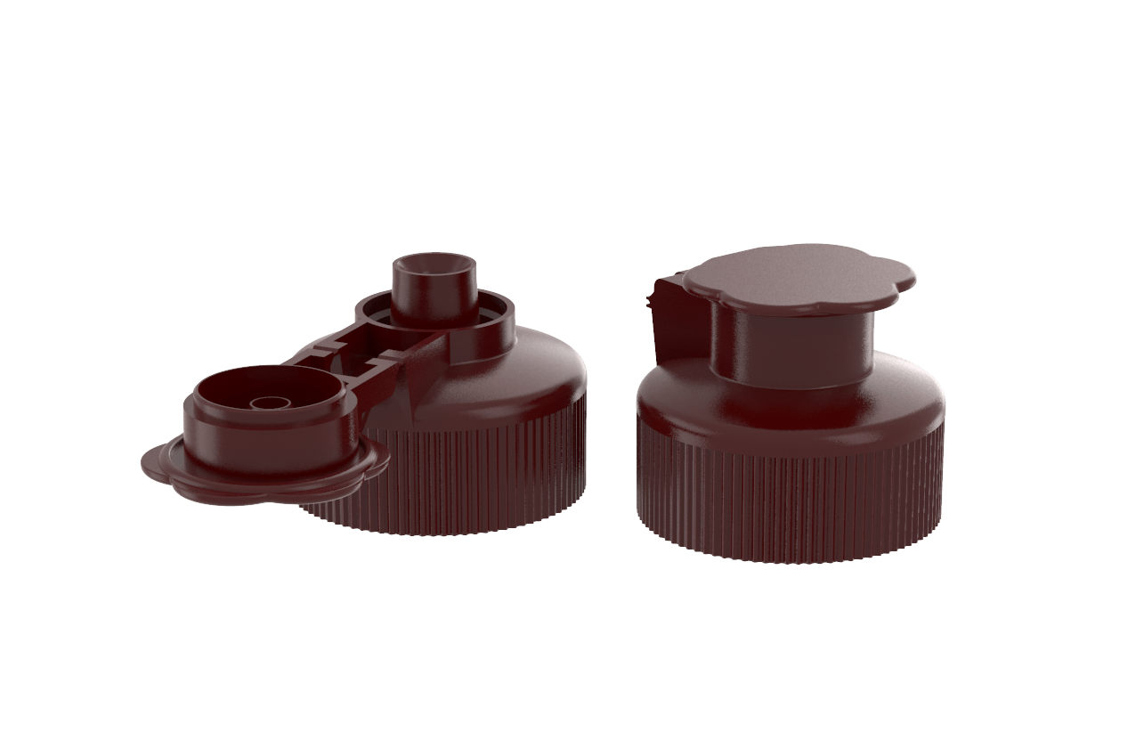 Flip-top Cap, Flower 28mm