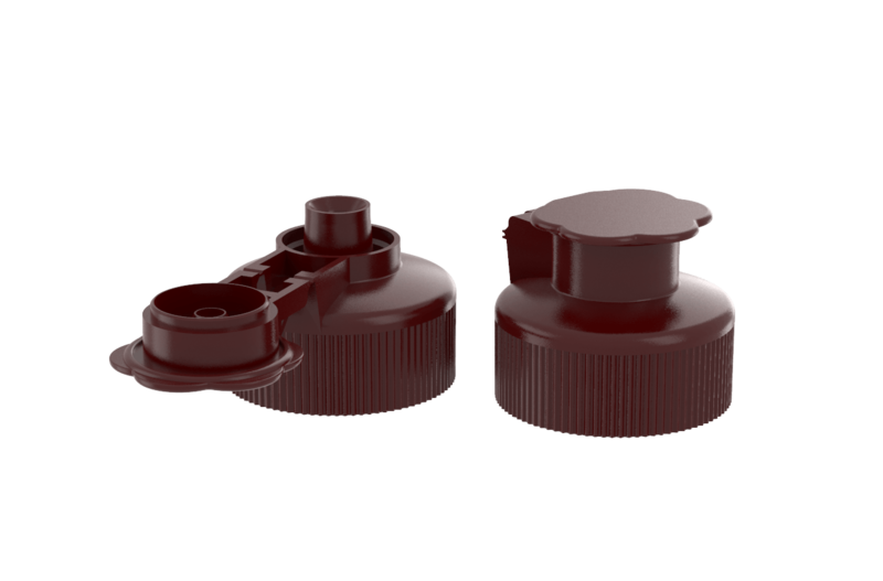 Flip-top Cap, Flower 28mm