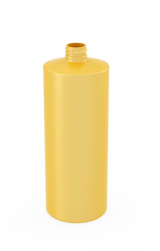 PET & HDPE Cylinder Container, 32 Ounce