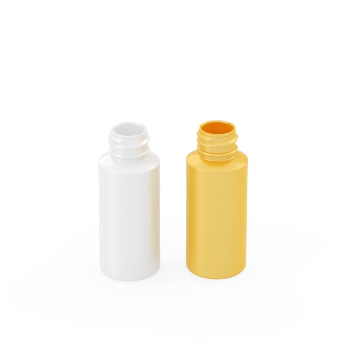 HDPE Cylinder Container, 1 Ounce