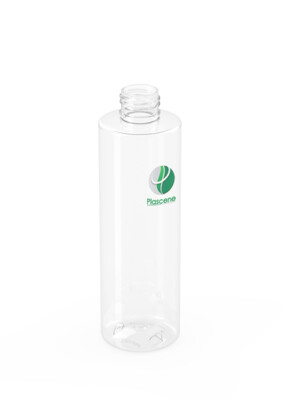 PET & rPET Cylinder Cosmetic Bottle, 8 Ounce, Neck Finish 24mm