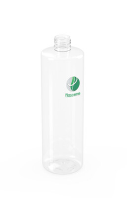 PET & rPET Cylinder Cosmetic Bottle, 16 Ounce, Neck Finish 24mm