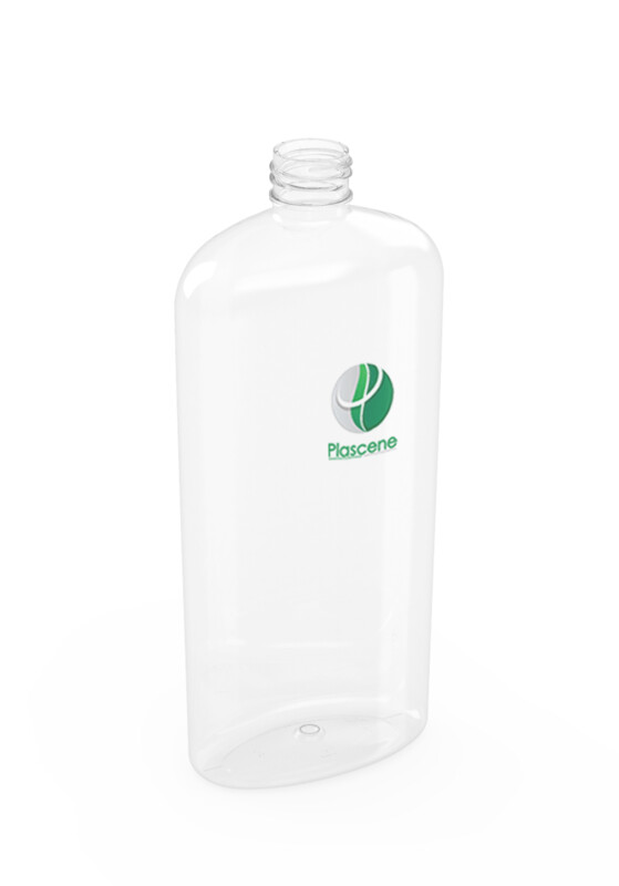 PET & rPET Oval, 473ml, Neck Finish 24mm