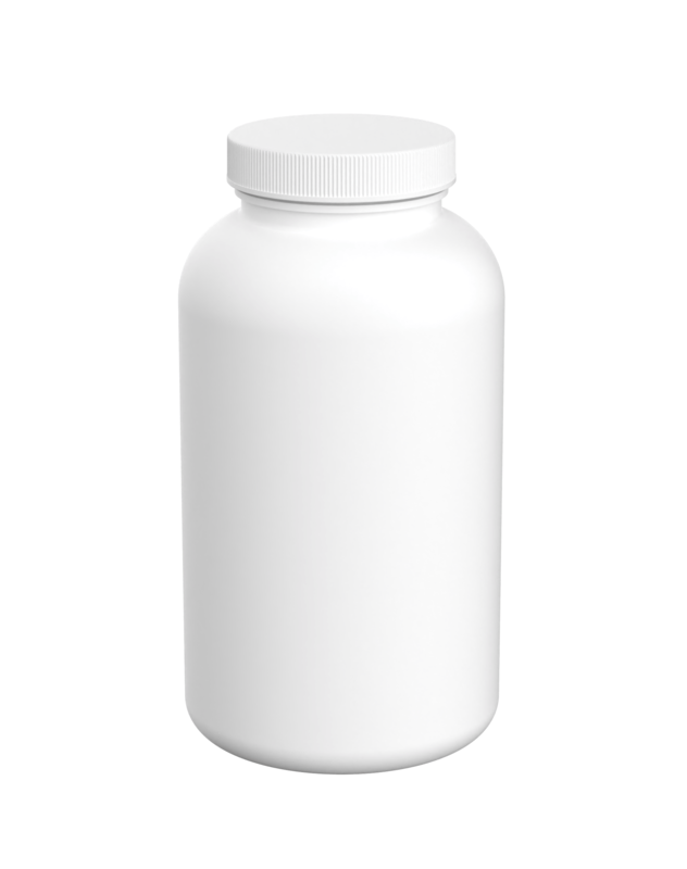 PET & rPET Round Pharmaceutical, 500cc, Neck Finish 45mm