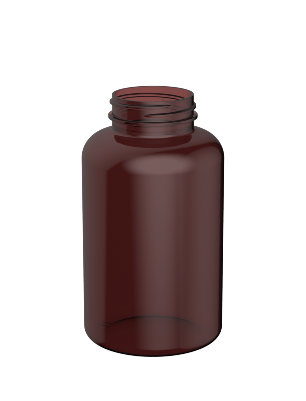 PET & rPET Round Pharmaceutical, 400cc, Neck Finish 45mm