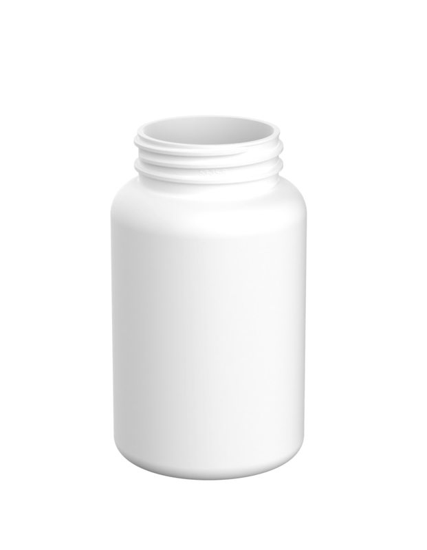 PET & rPET Round Pharmaceutical, 300cc, Neck Finish 53mm