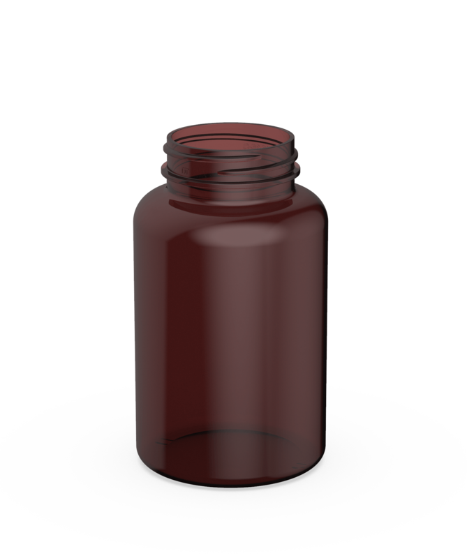 PET & rPET Round Pharmaceutical, 250cc, Neck Finish 45mm