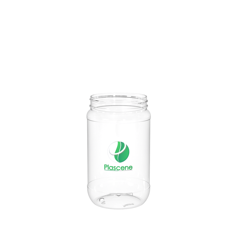 PET & rPET Round Jar, 32 Ounce, Neck Finish 89mm
