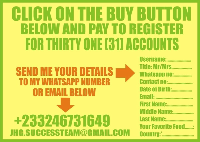 THIRTY ONE (31) ACCOUNTS