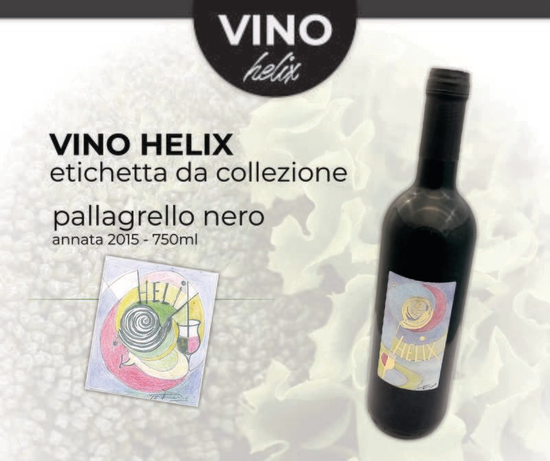 VINO HELIX - pallagrello nero - etichetta da collezione - 750ml | annata 2018