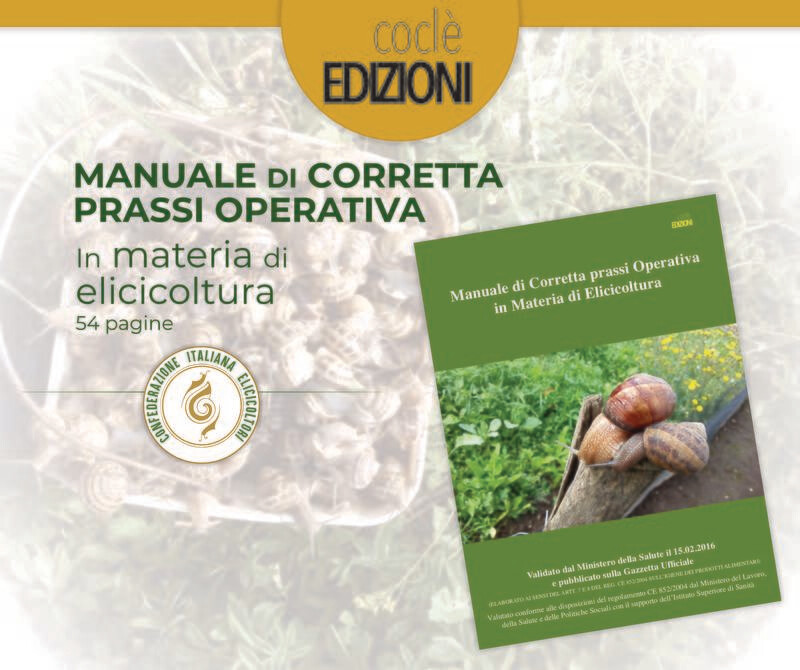 MANUALE DI CORRETTA PRASSI OPERATIVA IN MATERIA DI ELICICOLTURA - 54 pagine