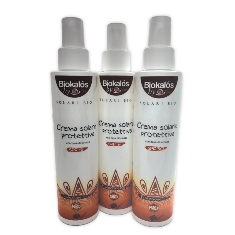 CREMA SOLARE SPRAY - bassa, media e alta protezione - 125ml