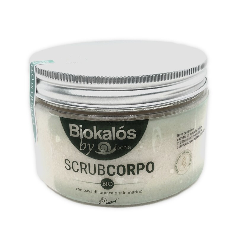 SCRUB CORPO - con bava di lumaca e sale marino - 250ml