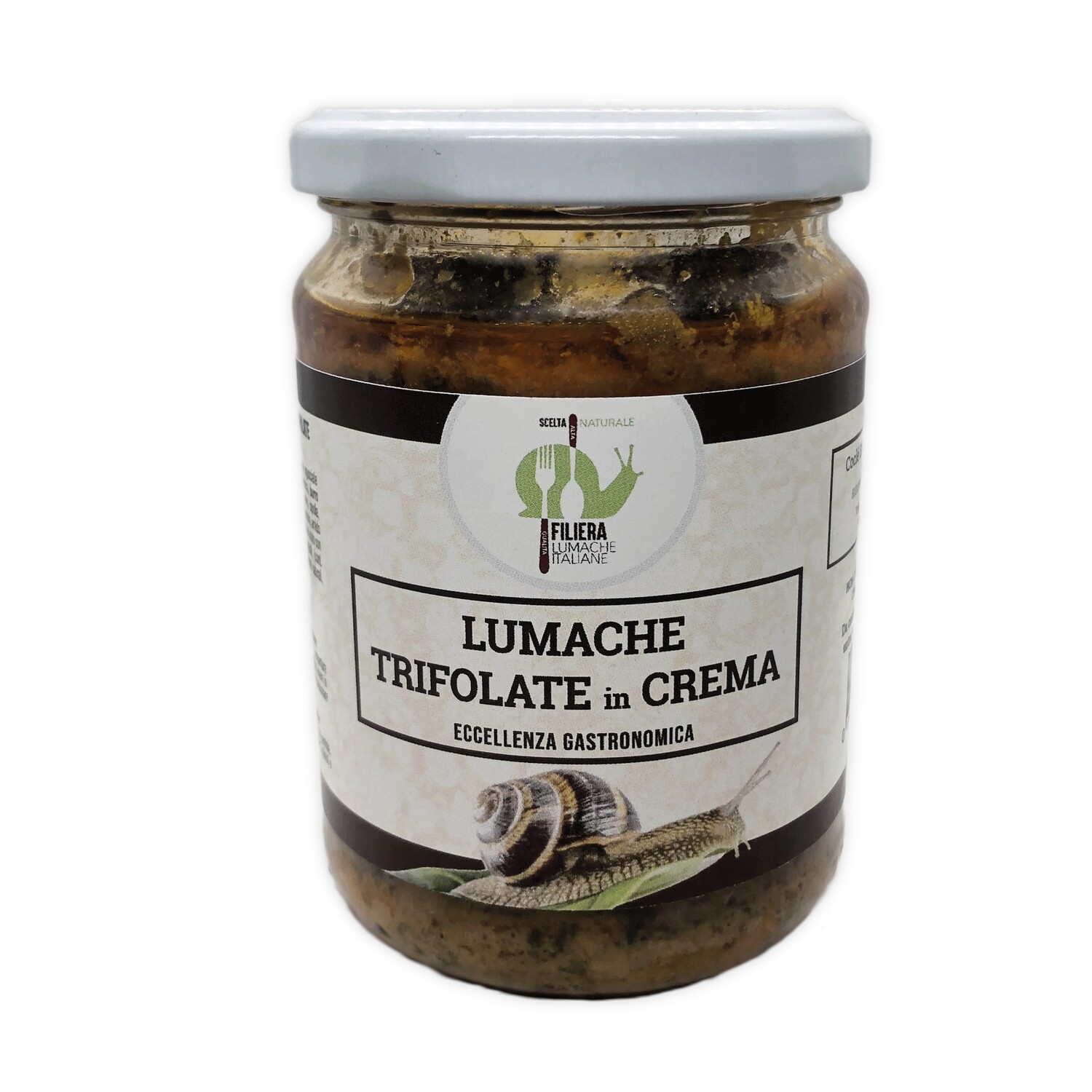 LUMACHE TRIFOLATE IN CREMA - 350 grammi - 3 porzioni